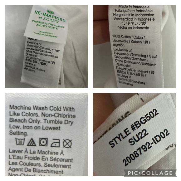 Re-Imagined by J.Crew White Crinkle Square Neck Baby Doll Dress | Festival Ready - Picture 8 of 9